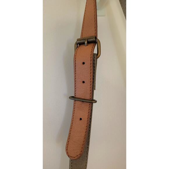 Mona B Crossbody Bag Canvas Leather Messenger Bike Bag - Picture 8 of 10